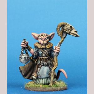 Sphynx Cat Druid with Staff