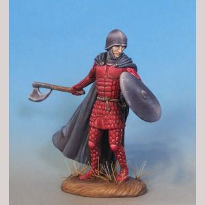 Male Warrior with Axe & Shield