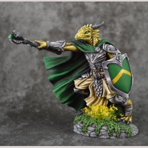 Dragonkin Cleric with Mace & Shield