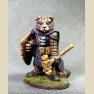 Scottish Fold Cat Cleric with Warhammer