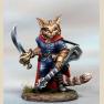 Maine Coon Cat Bard with Lute