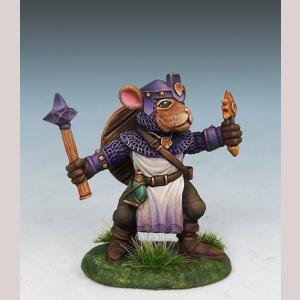 Hamster Cleric with Mace