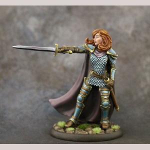 Female Cavalier with Long Sword
