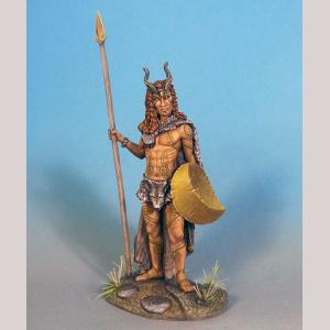 Male Feral Elf with Spear
